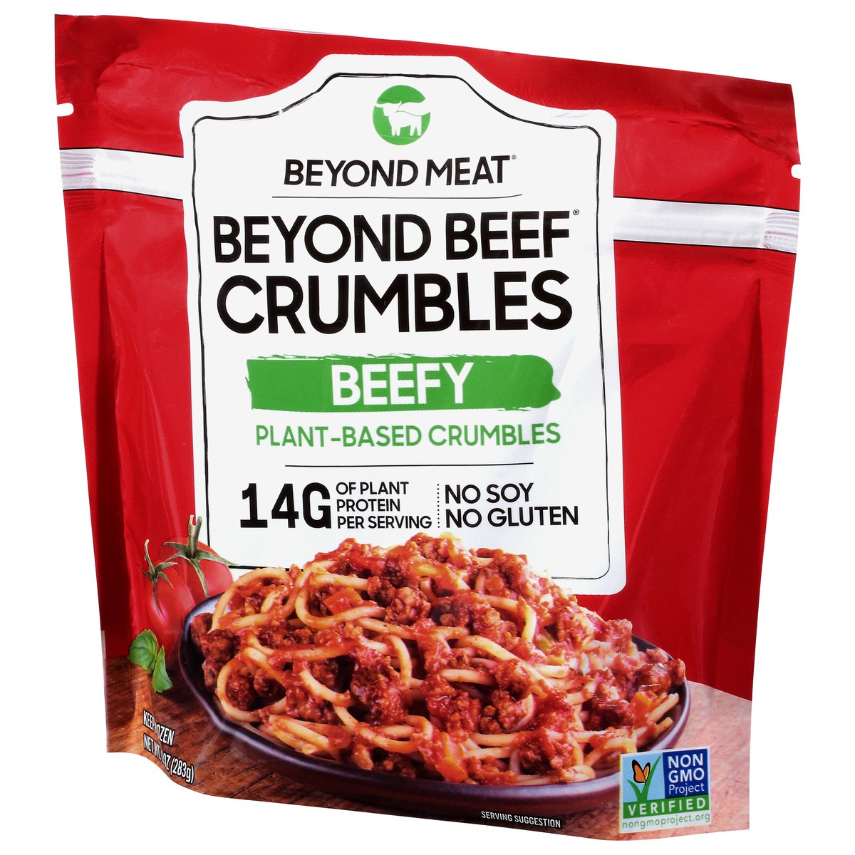 slide 3 of 9, Beyond Meat Crumbles, 10 oz