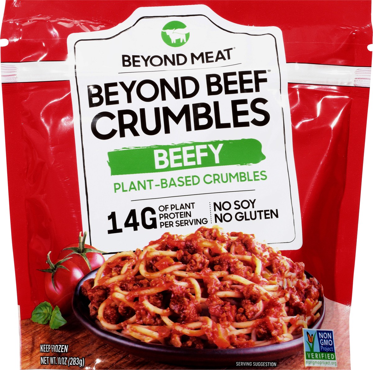 slide 6 of 9, Beyond Meat Crumbles, 10 oz