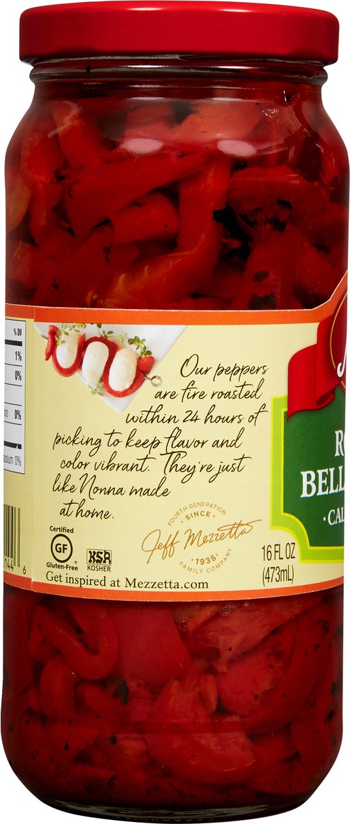 slide 5 of 7, Mezzetta Roasted Red Bell Pepper Strips, 16 fl oz, 16 fl oz