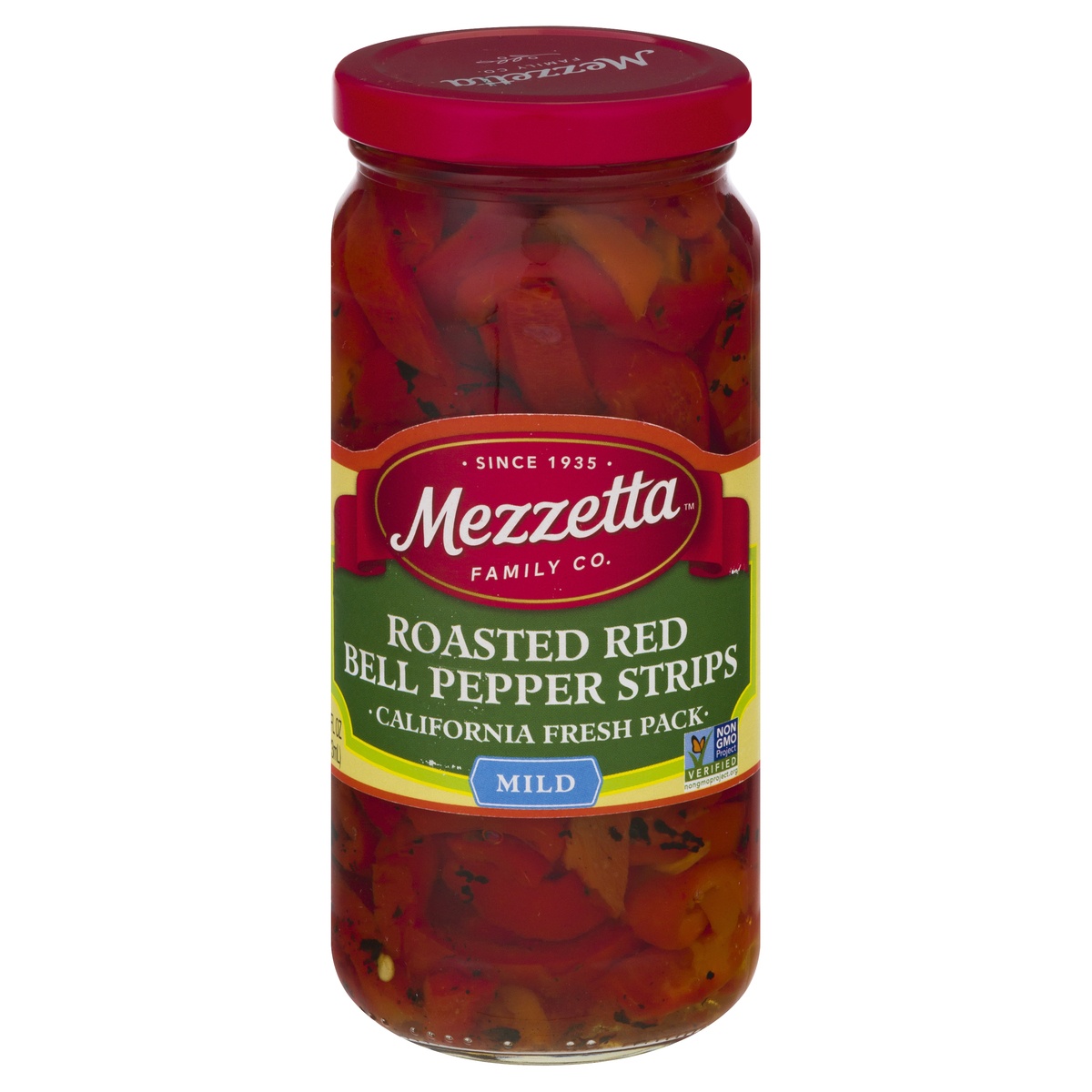 slide 1 of 1, Mezzetta Deli Sliced Roasted Bell Pepper Strips, 16 oz