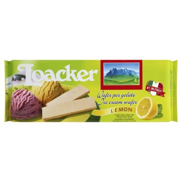 slide 1 of 1, Loacker Wafer Lemon Specialty, 5.29 oz