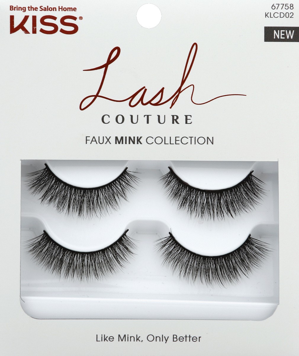 slide 1 of 5, Kiss Lash 2 ea, 2 ct