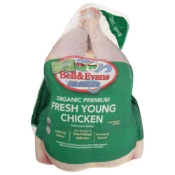 Bell & Evans Organic Free Range Premium Whole Chicken