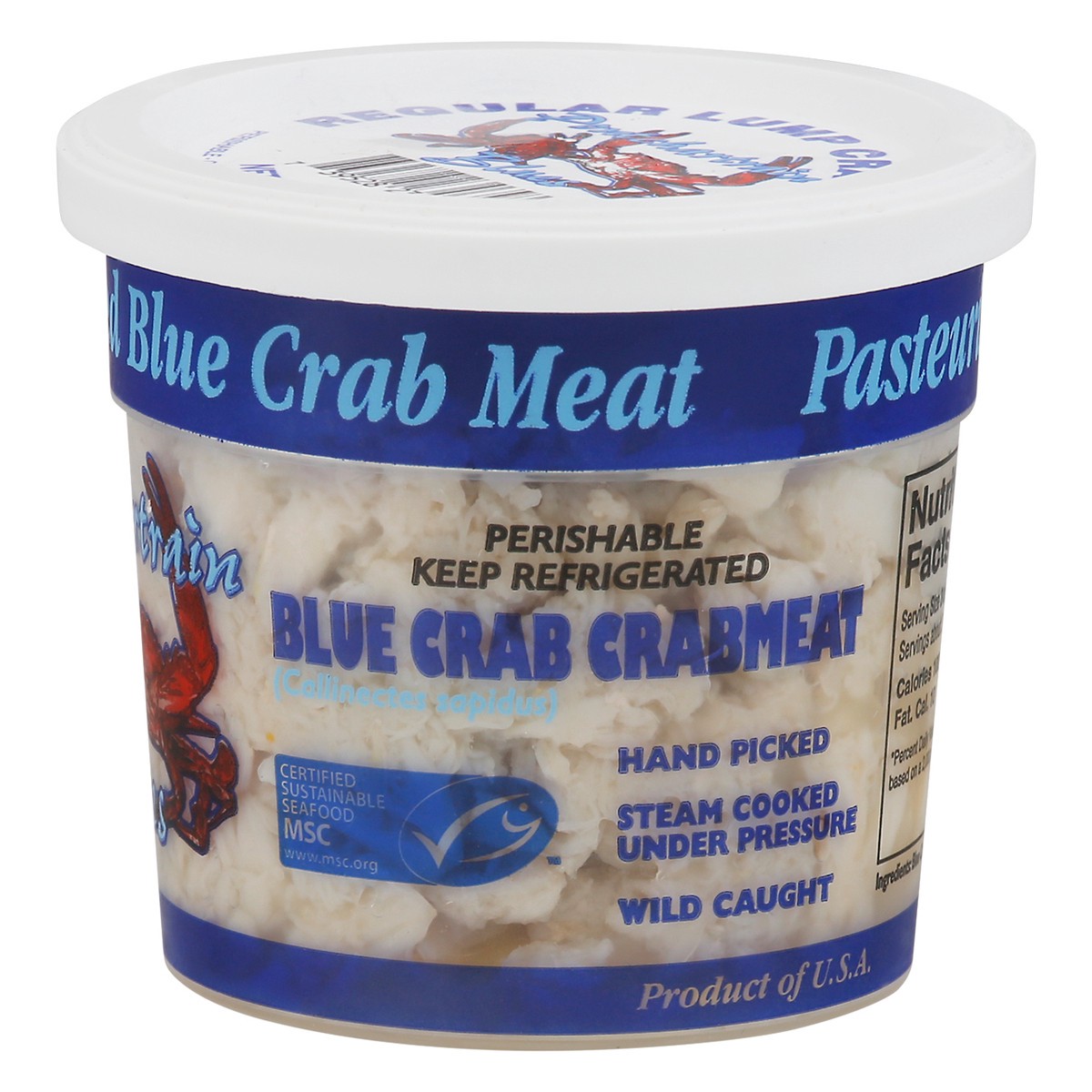 slide 4 of 14, Pontchartrain Blue Crab Regular Lump Crabmeat 8 oz, 8 oz