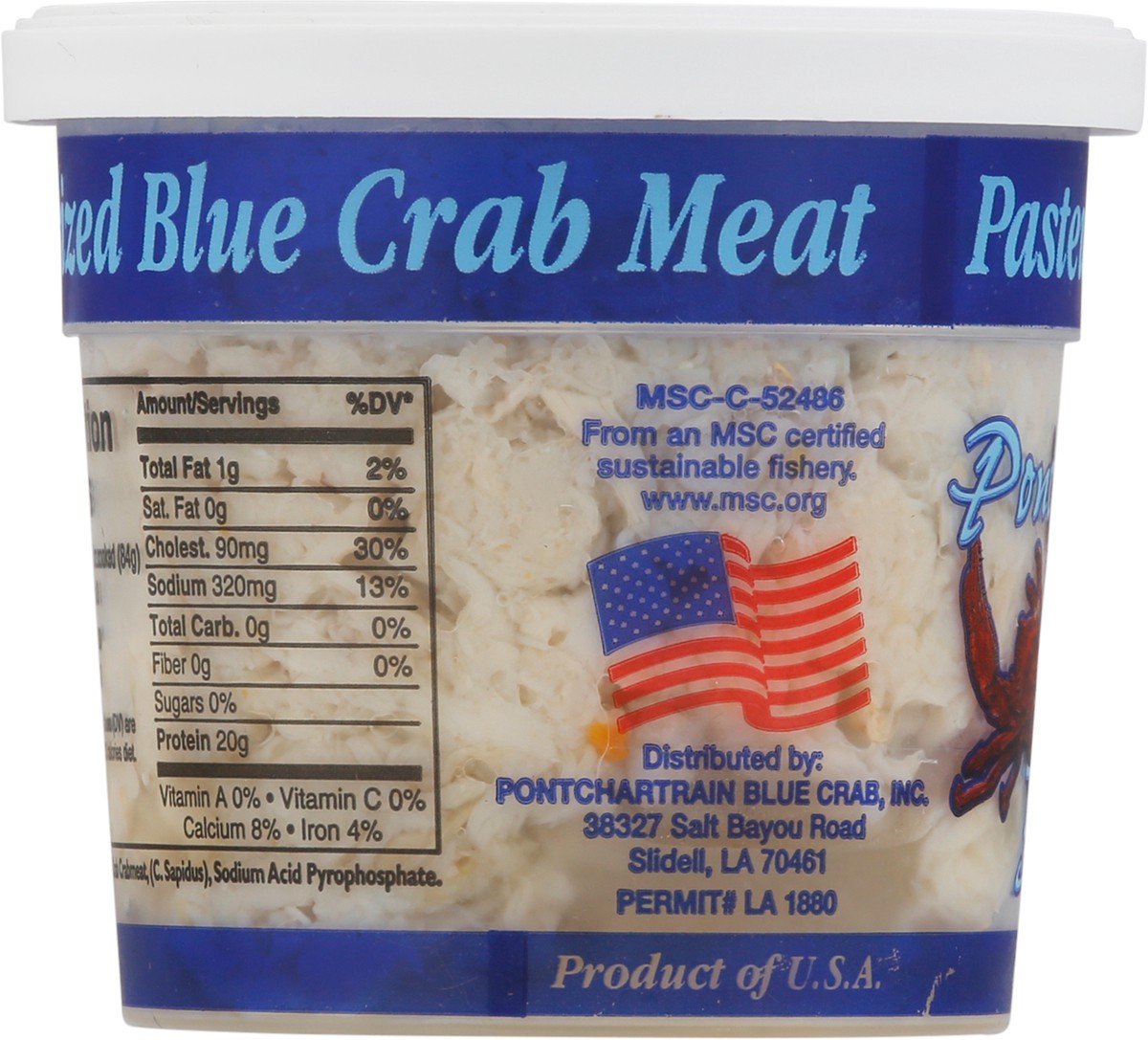 slide 11 of 14, Pontchartrain Blue Crab Regular Lump Crabmeat 8 oz, 8 oz