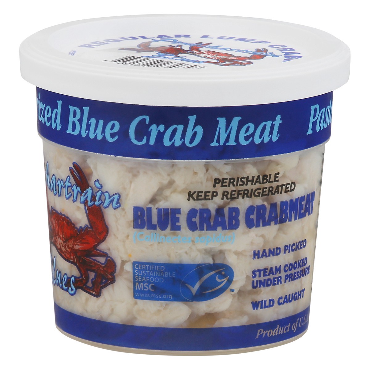 slide 9 of 14, Pontchartrain Blue Crab Regular Lump Crabmeat 8 oz, 8 oz