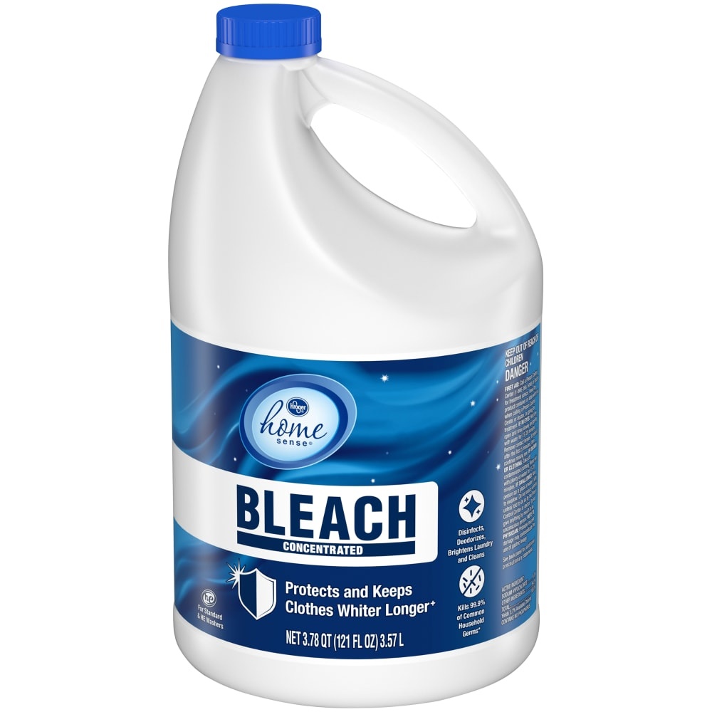 slide 1 of 1, Kroger Home Sense Bleach Concentrated, 121 fl oz