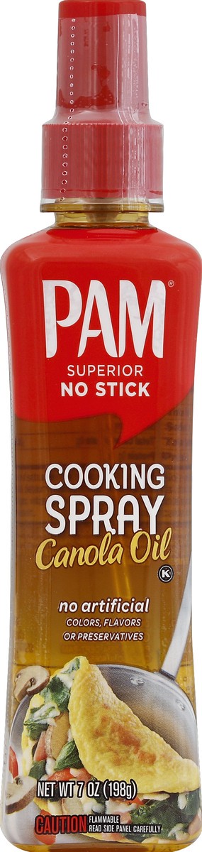 slide 2 of 2, Pam Spray Pump Canola Oil Cooking Spray, 7 oz., 7 oz