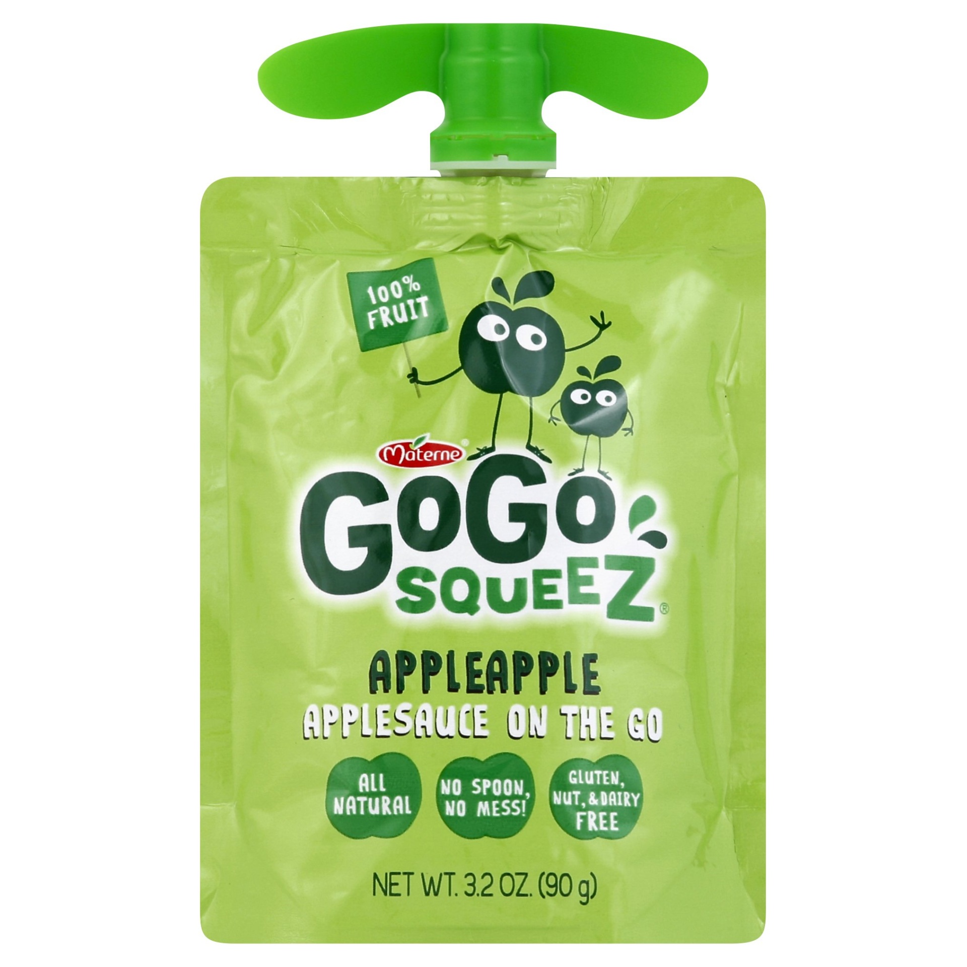 slide 1 of 3, Gogo Squeez Applesauce On The Go Pouch, 3.2 oz