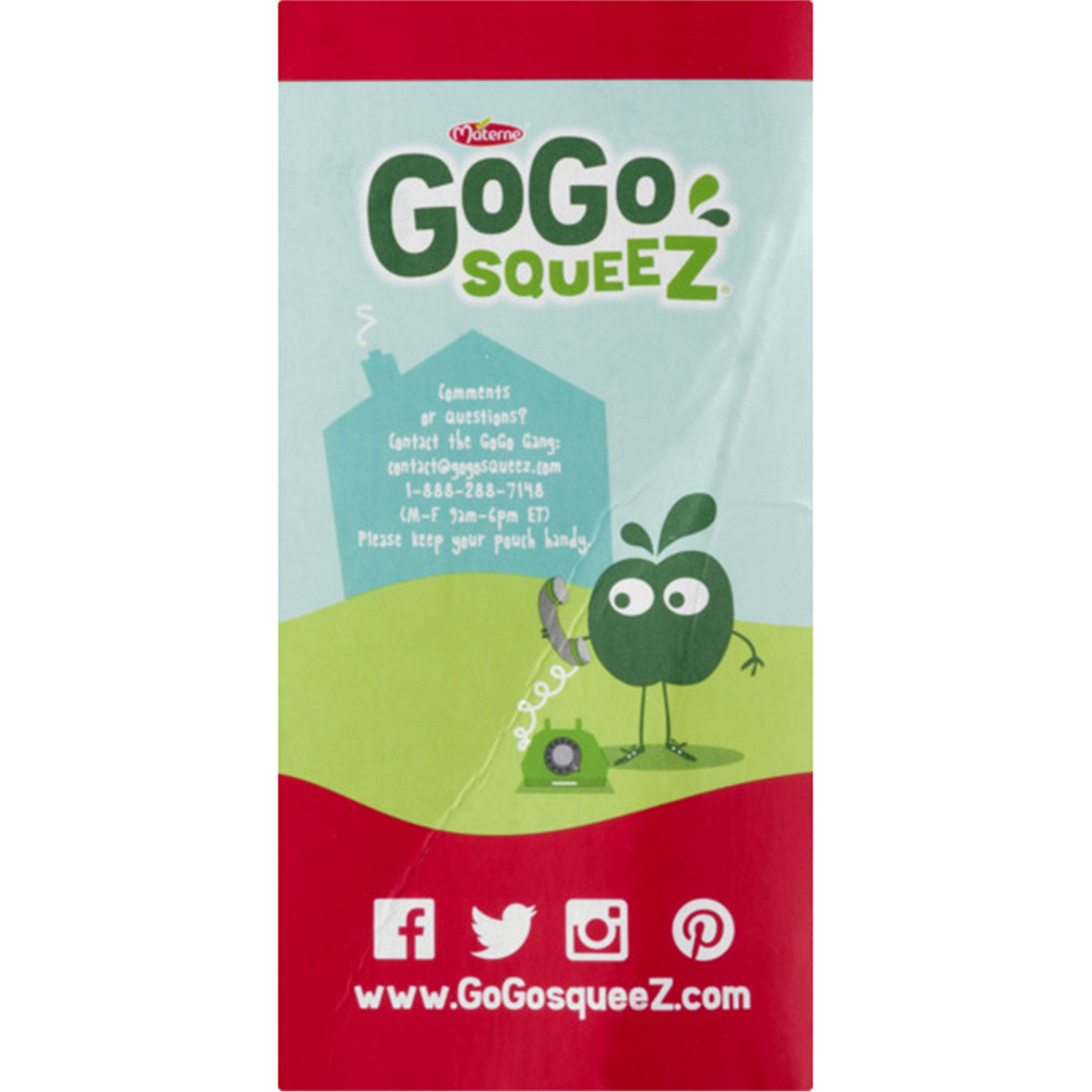 slide 4 of 7, GoGo squeeZ Apple Strawberry Applesauce On The Go Pouches, 12 ct; 3.2 oz