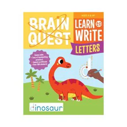 Brain Quest Learn to Write: Letters - by Workman Publishing (Paperback)