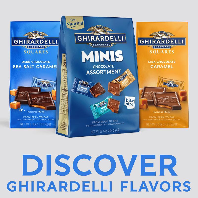 slide 3 of 6, Ghirardelli Chocolate Candy Minis Assortment - 12.4oz, 12.4 oz