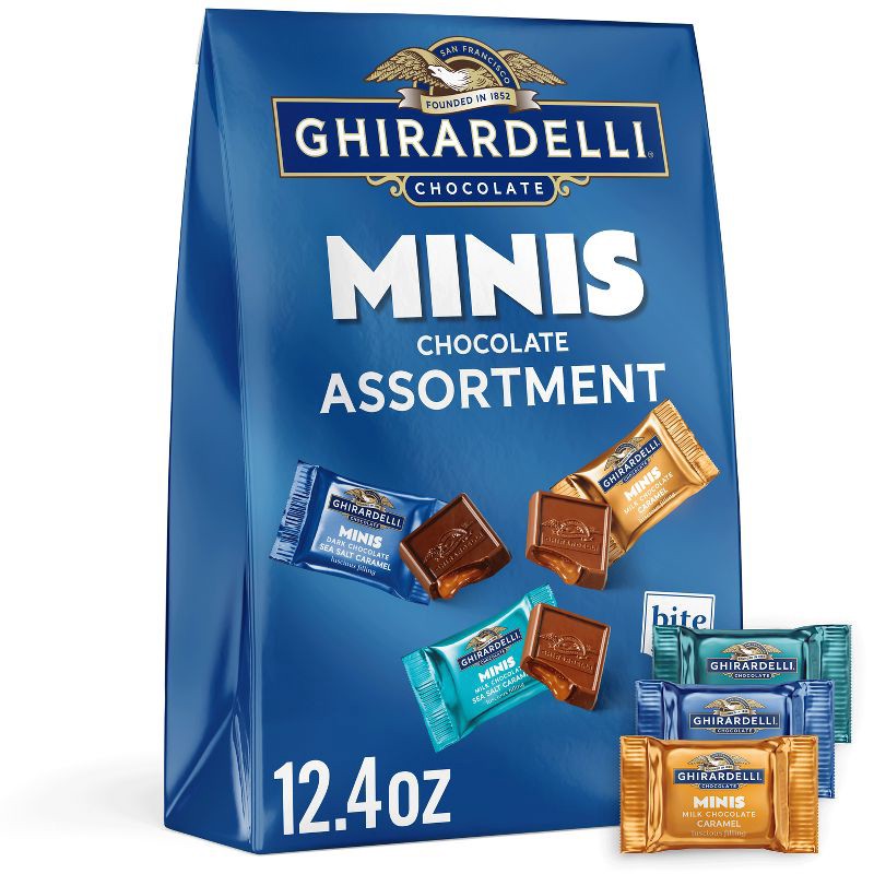 slide 1 of 6, Ghirardelli Chocolate Candy Minis Assortment - 12.4oz, 12.4 oz