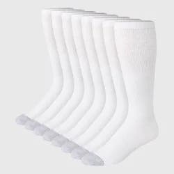 Hanes Red Label Men's FreshIQ Over-the-Calf Tube Socks 8pk - White 6-12: Breathable, Moisture Wicking, Cushioned Sole