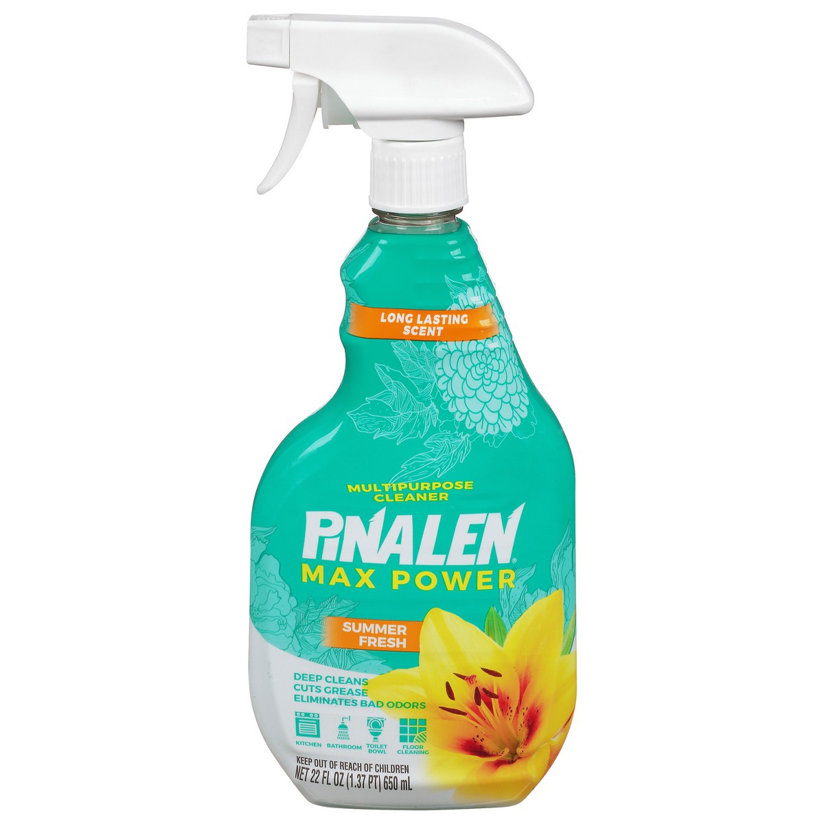 slide 1 of 9, Pinalen Summer Fresh Multi Purp Cleaner, 22 fl oz