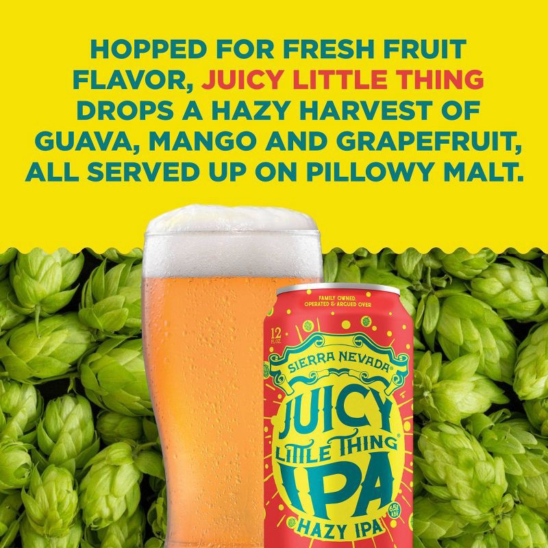 slide 2 of 9, Sierra Nevada Juicy Little Thing IPA Beer - 6pk/12 fl oz Cans, 6 ct; 12 fl oz