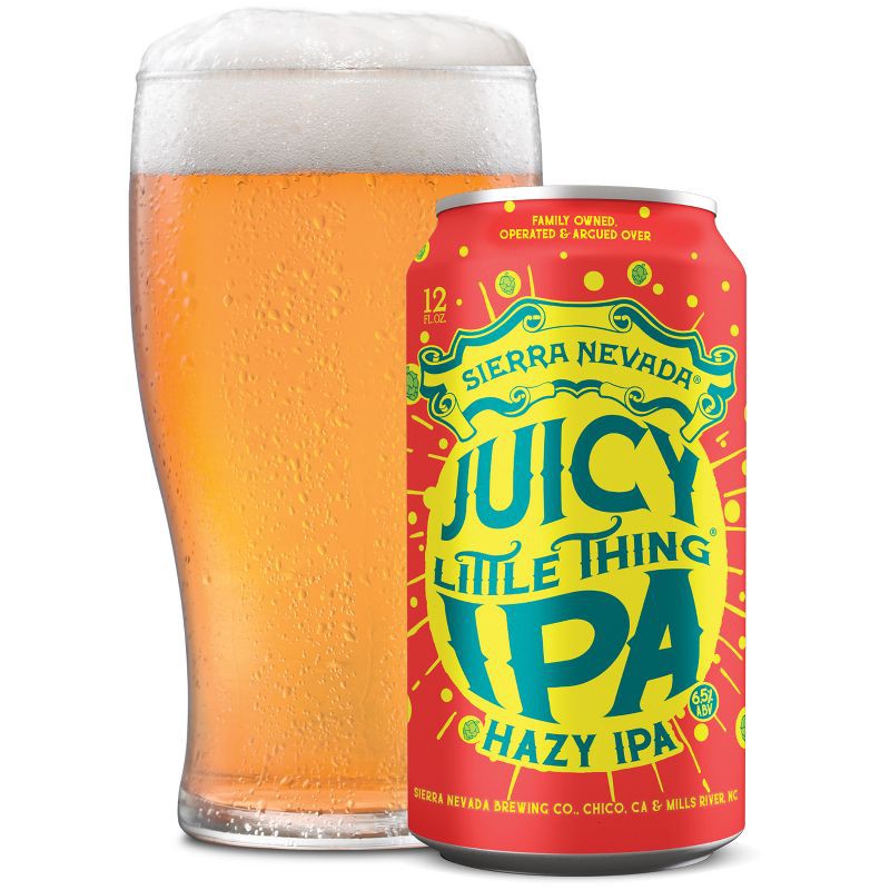 slide 6 of 9, Sierra Nevada Juicy Little Thing IPA Beer - 6pk/12 fl oz Cans, 6 ct; 12 fl oz