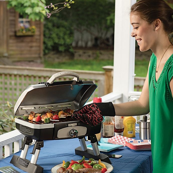 slide 13 of 15, Cuisinart Petite Portable Tabletop Gas Grill, 1 ct