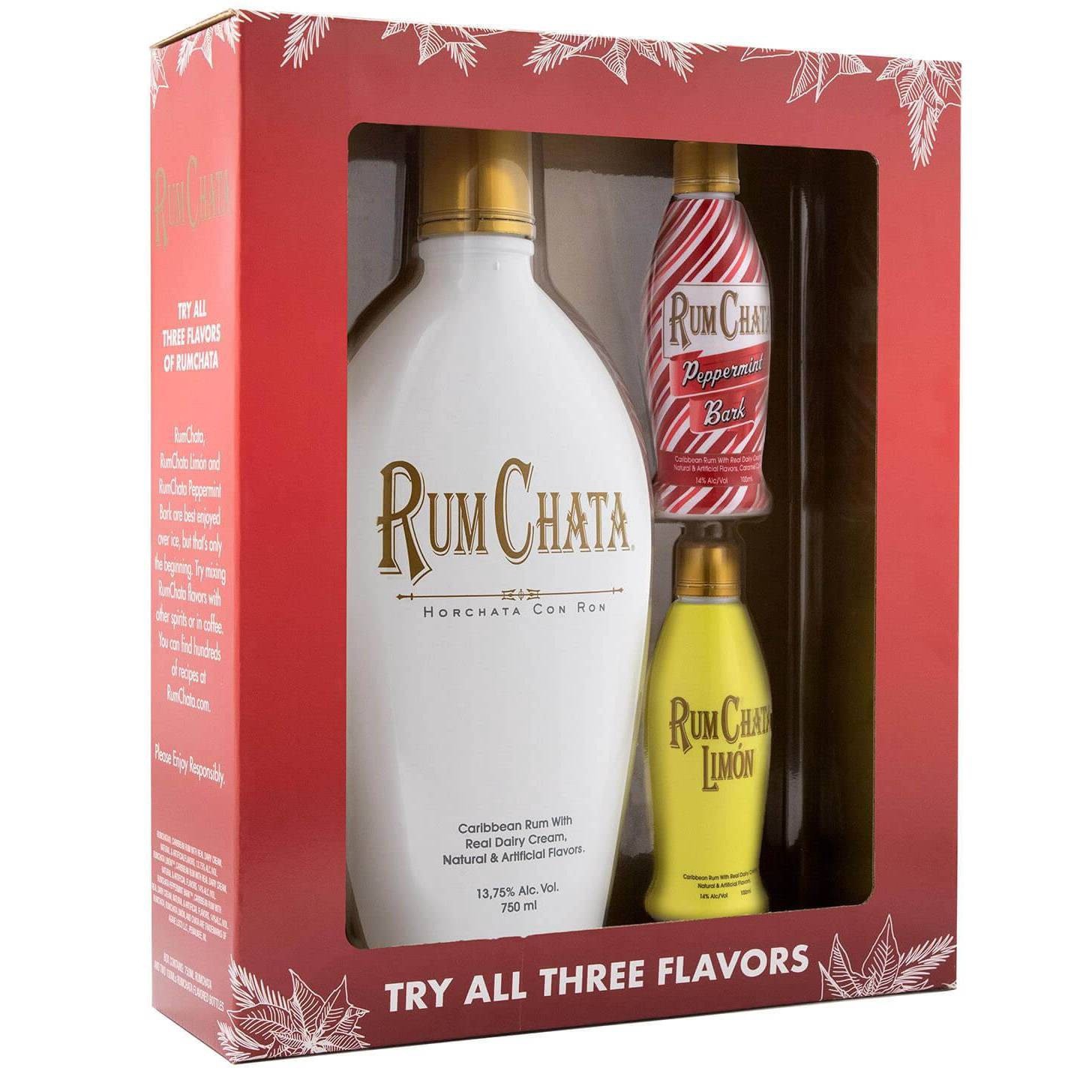 slide 1 of 9, RumChata Cream Liqueur Gift Set 1 ea, 750 ml