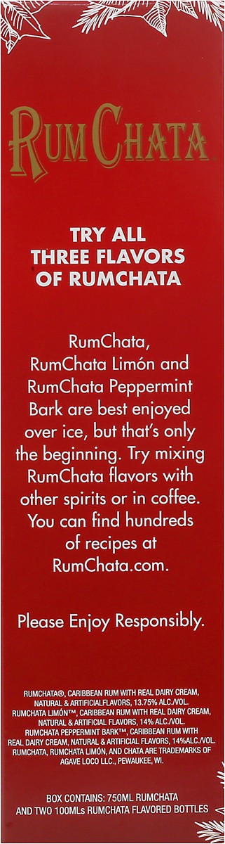 slide 8 of 9, RumChata Cream Liqueur Gift Set 1 ea, 750 ml