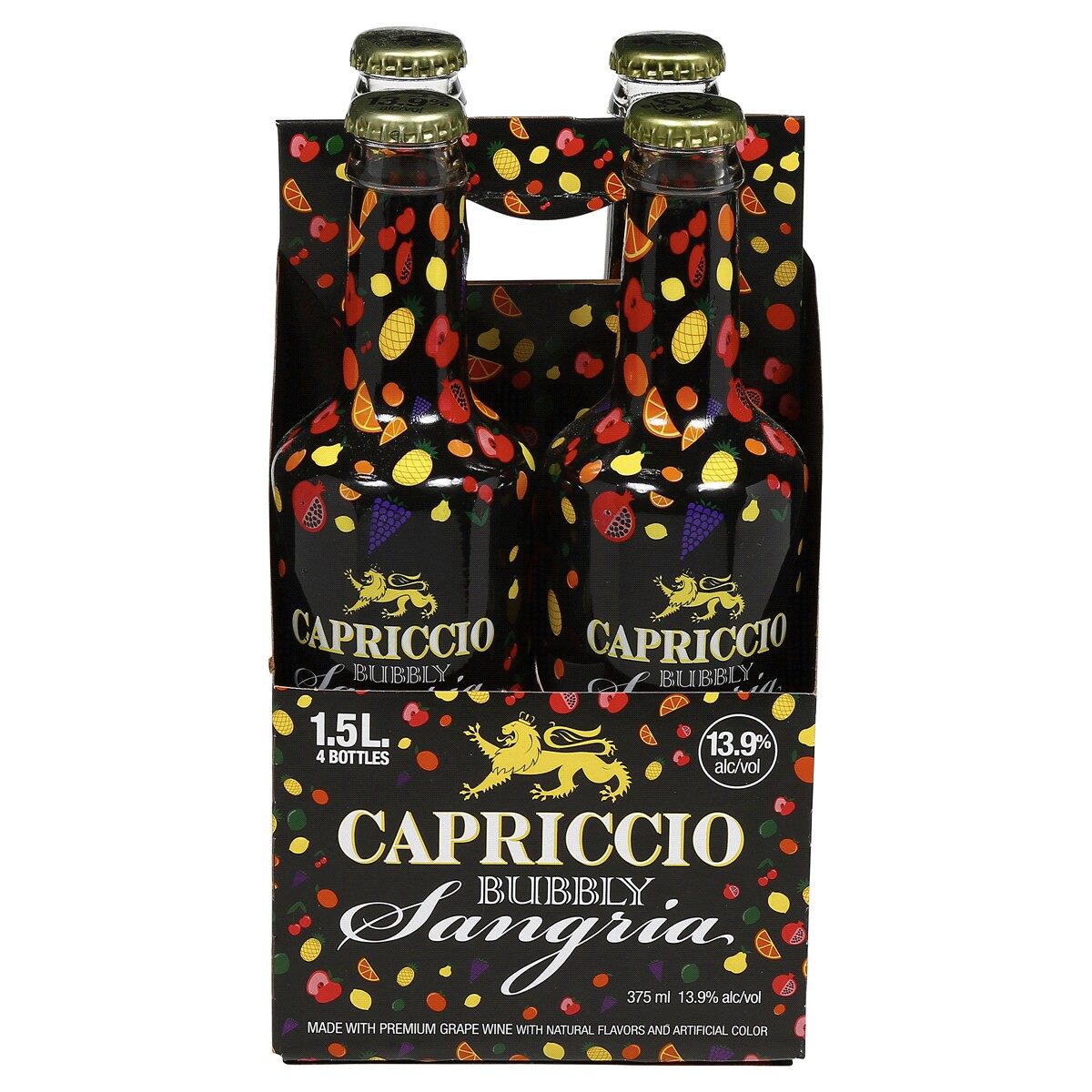 slide 1 of 4, Capriccio Bubbly Sangria, 4 ct; 355 ml