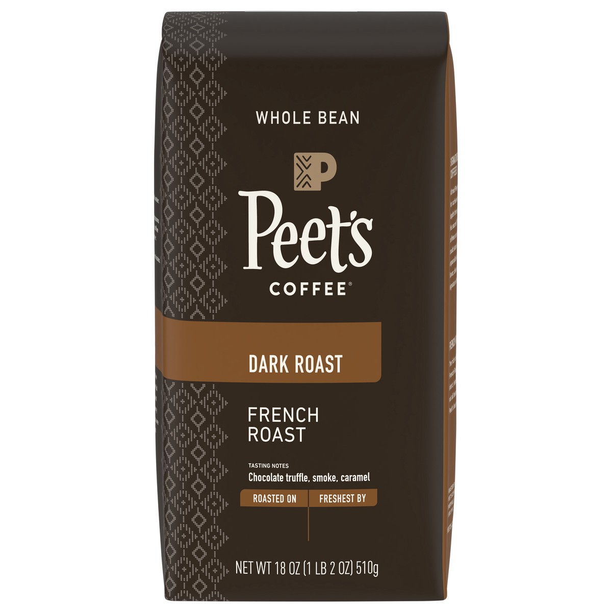 slide 7 of 12, Peet's Coffee, French Roast Dark Roast Whole Bean Coffee - 18oz Bag, 18 oz