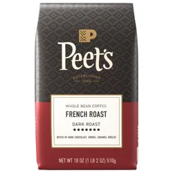 Peet's Coffee French Roast Dark Roast Whole Bean Coffee - 18 oz