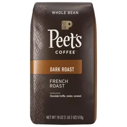 Peet's Coffee, French Roast Dark Roast Whole Bean Coffee - 18oz Bag