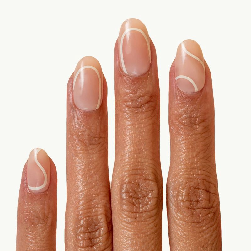 slide 3 of 8, Chillhouse Chill Tips Fake Nails - Design Studio - Pirouette - 24ct, 24 ct