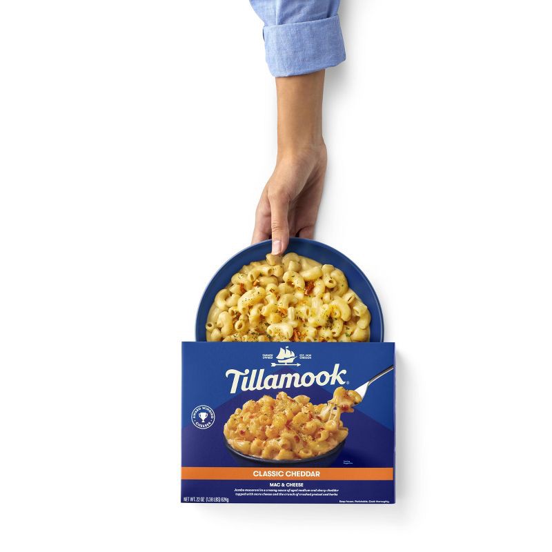 slide 6 of 6, Tillamook Frozen Classic Cheddar Mac & Cheese - 22oz, 22 oz