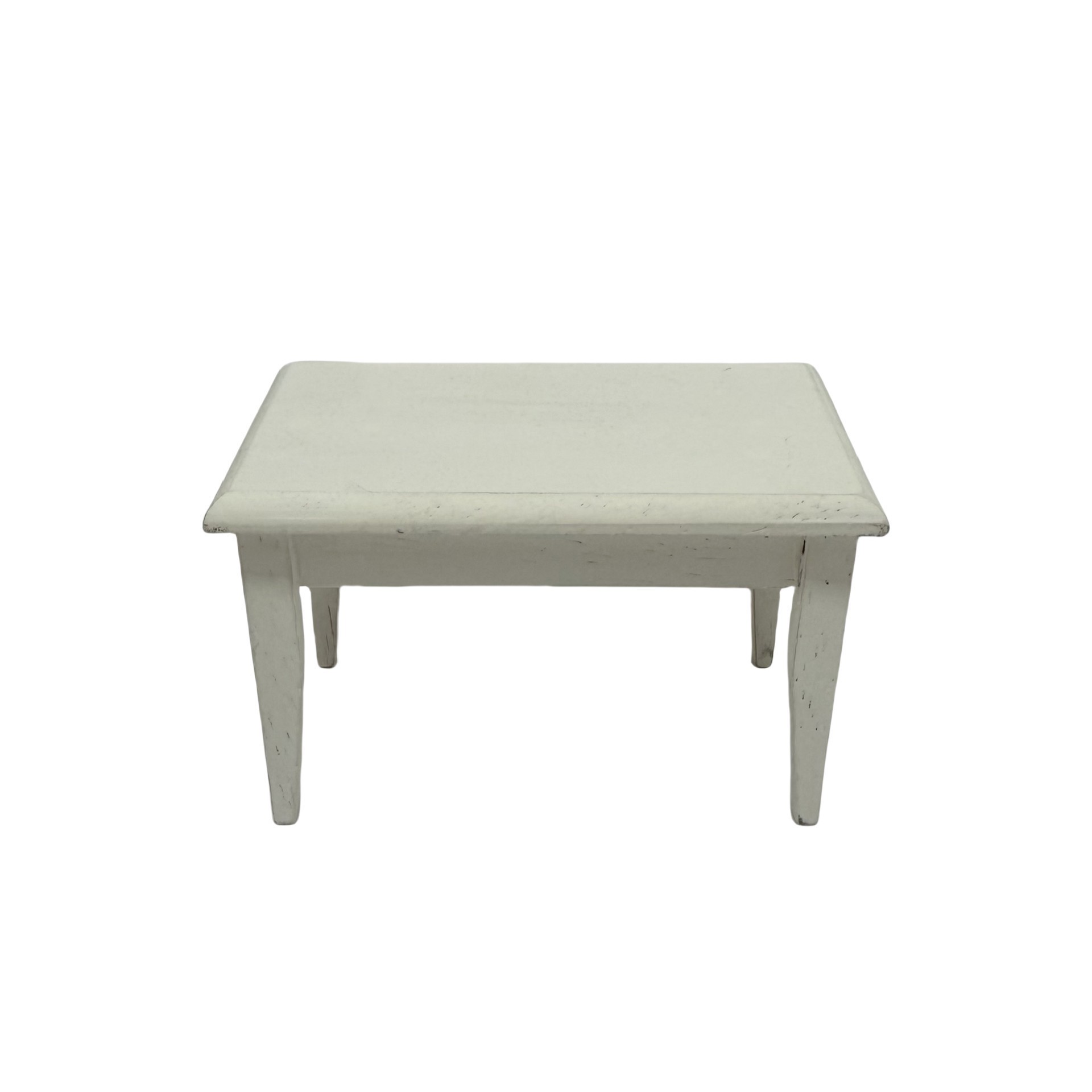 slide 2 of 3, Miniature White Dining Table Set By Make Market, 4.05 in x 2.52 in x 3.6 in