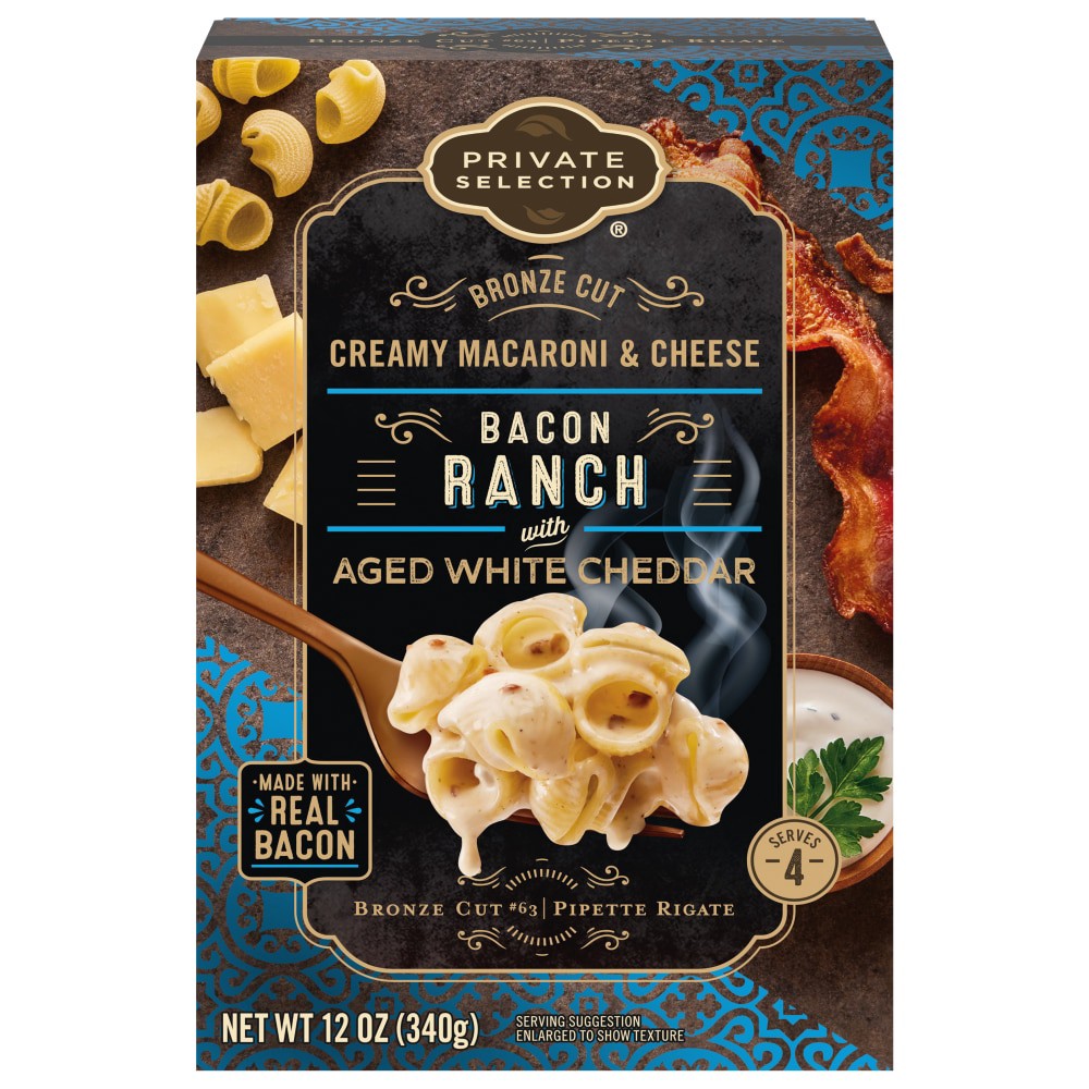 slide 2 of 3, Private Selection Bacon Ranch Mac & Cheese Meal, 12 oz