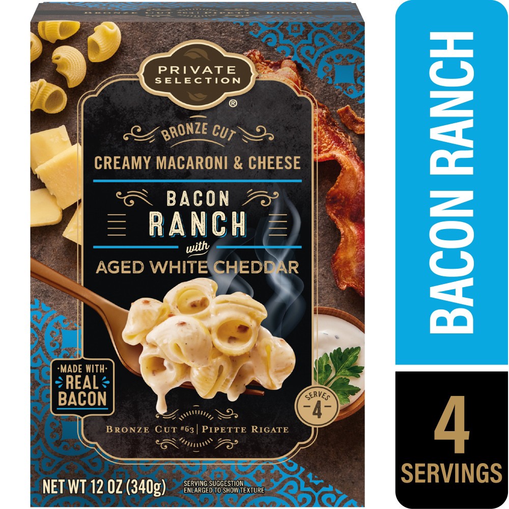 slide 1 of 3, Private Selection Bacon Ranch Macaroni and Cheese Meal, 12 oz, 12 oz