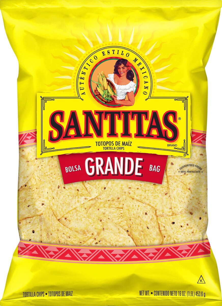 slide 6 of 6, Santitas Tortilla Chips, 16 oz