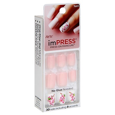 slide 1 of 1, ImPRESS Press-on Nails Gel Manicure, 30 ct