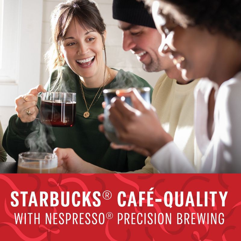slide 7 of 12, Starbucks by Nespresso Vertuo Line Holiday Blend Medium Roast Coffee Pods - 8ct, 8 ct