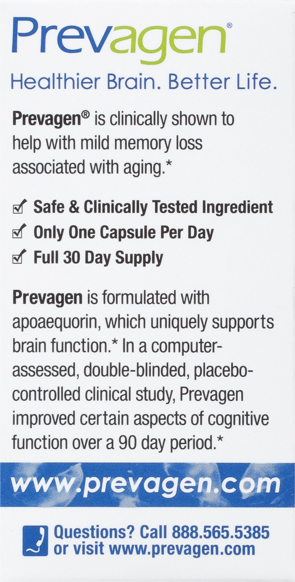 slide 5 of 9, Prevagen Improves Memory, 30 ct