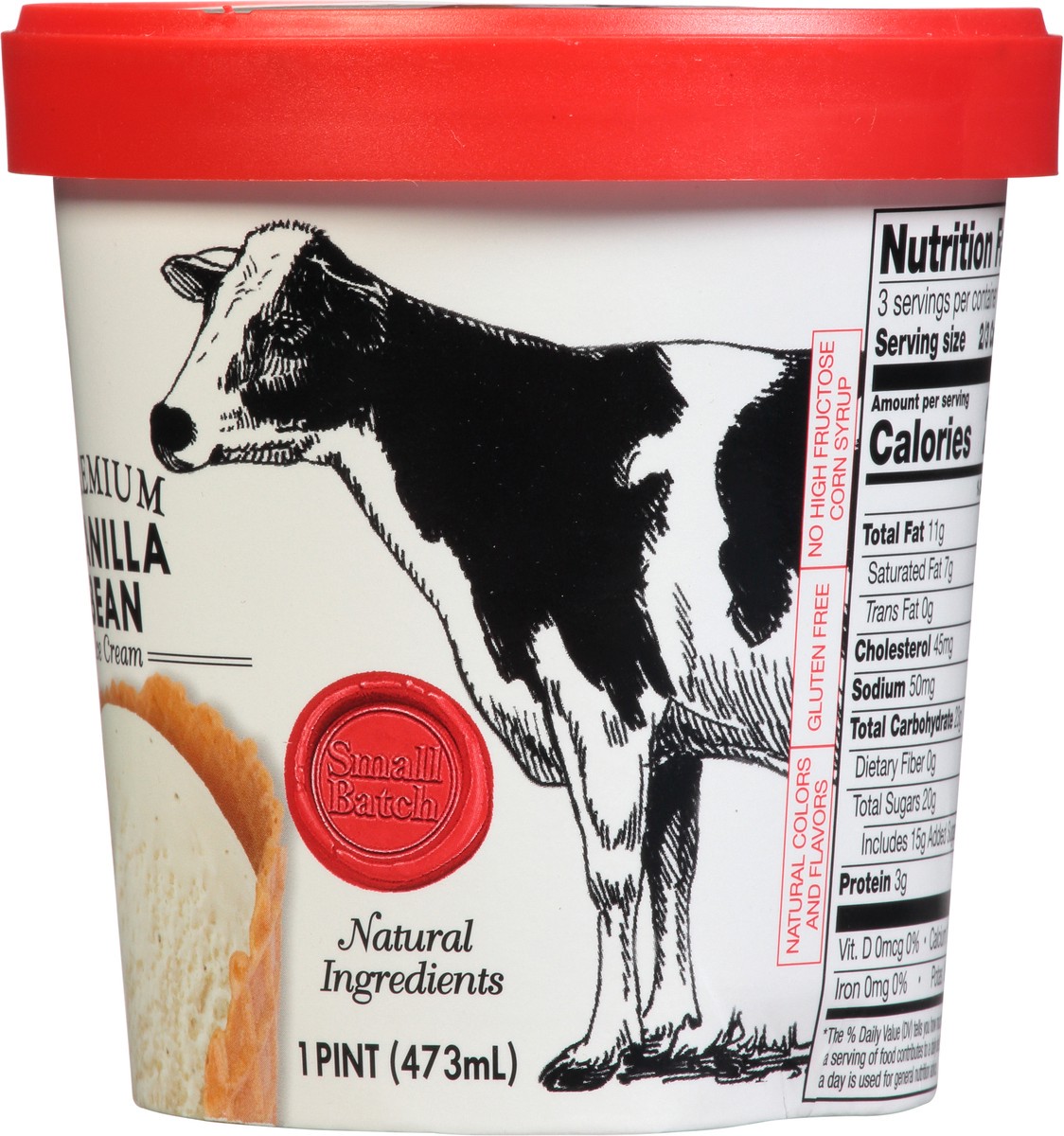 slide 6 of 12, Prairie Farms Premium Vanilla Bean Ice Cream 1 pt Cup\Tub, 1 pint