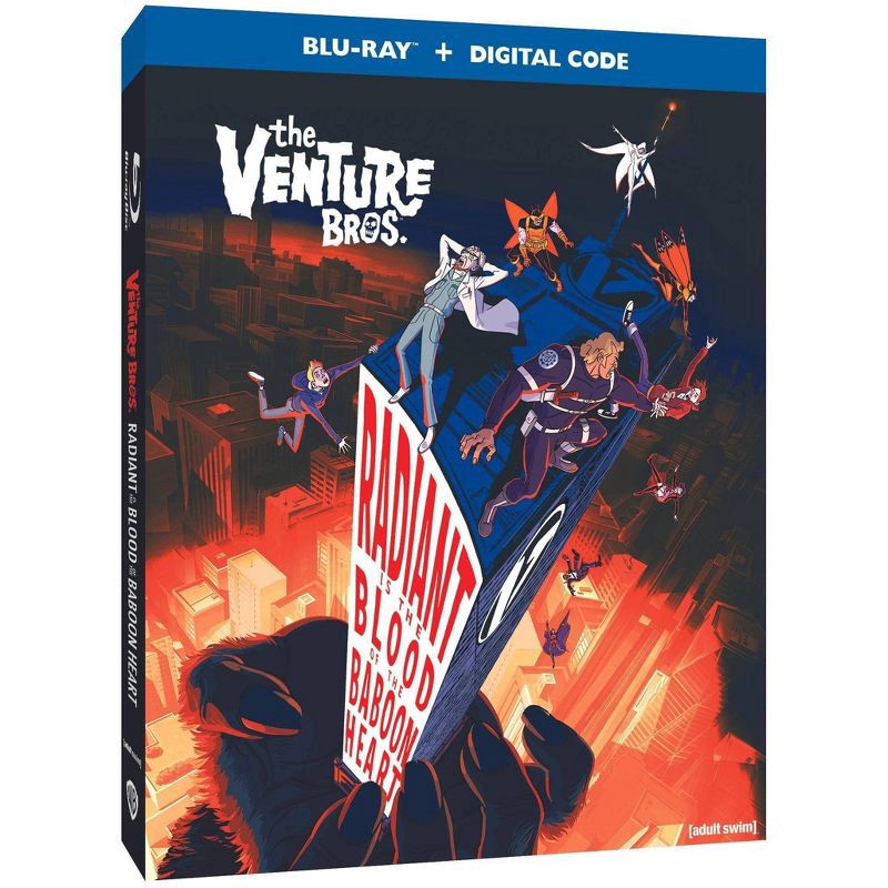 slide 2 of 3, Warner Home Video Venture Bros.: Radiant is the Blood of the Baboon Heart (Blu-ray + Digital), 1 ct