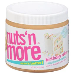 Nuts 'N More Birthday Cake Peanut Spread 15 oz
