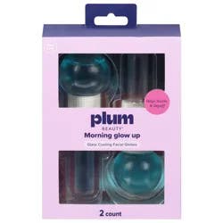Plum Beauty Soothe & Depuff Glass Cooling Facial Globes - 1 ea