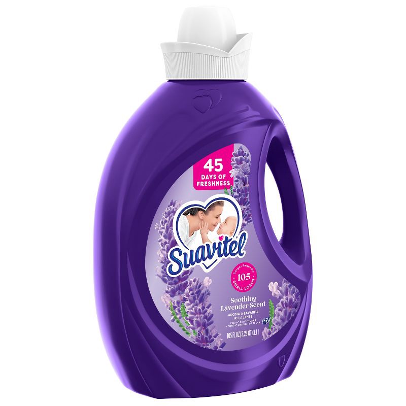 slide 10 of 12, Suavitel Liquid Fabric Softener and Conditioner - Lavender - 105 fl oz, 105 fl oz