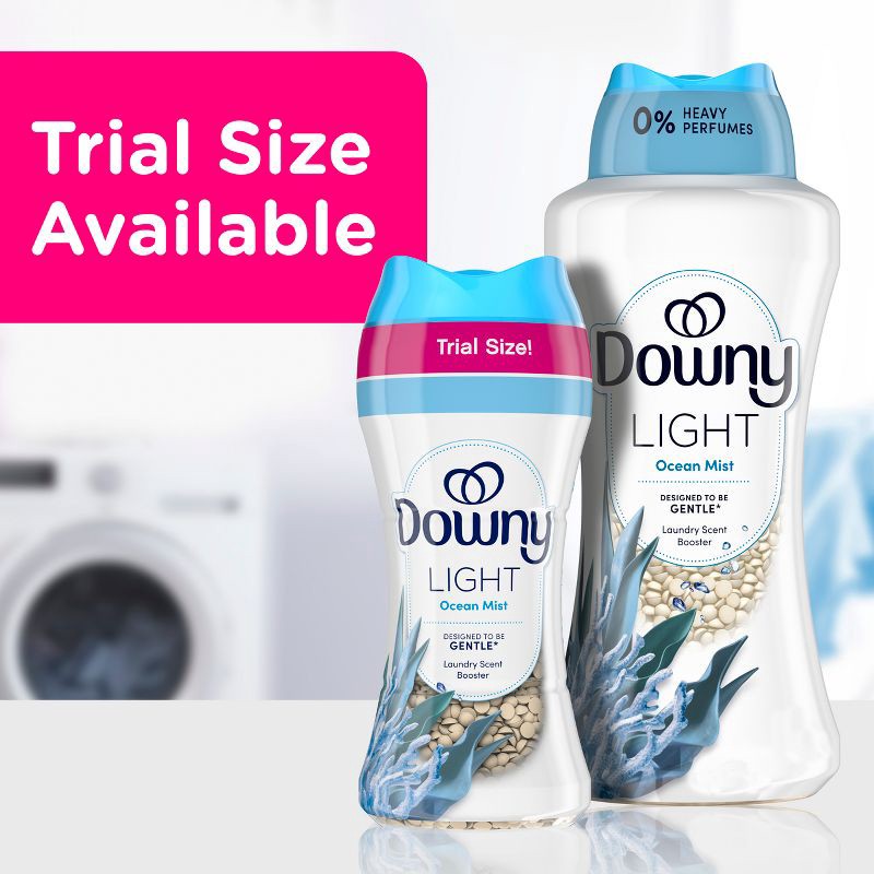 slide 10 of 12, Downy Ocean Mist Light In-Wash Laundry Scent Booster Beads - 12.2oz, 12.2 oz