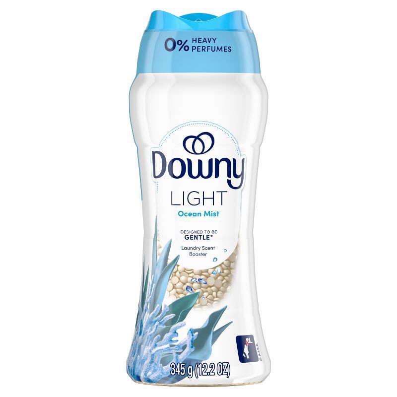slide 2 of 12, Downy Ocean Mist Light In-Wash Laundry Scent Booster Beads - 12.2oz, 12.2 oz