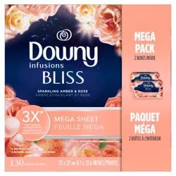 Downy Infusions Bliss Dryer Sheets - 130ct