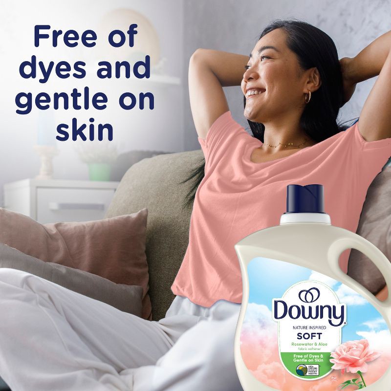 slide 6 of 8, Downy Inspired Fabric Softener - Rosewater Aloe - 111 fl oz, 111 fl oz