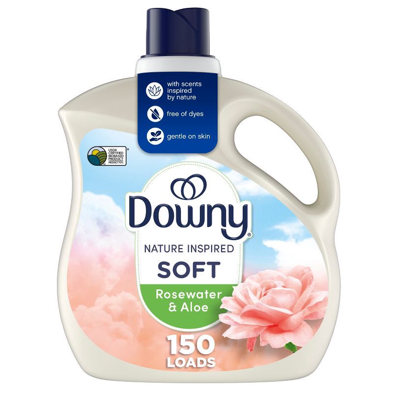 slide 1 of 8, Downy Inspired Fabric Softener - Rosewater Aloe - 111 fl oz, 111 fl oz