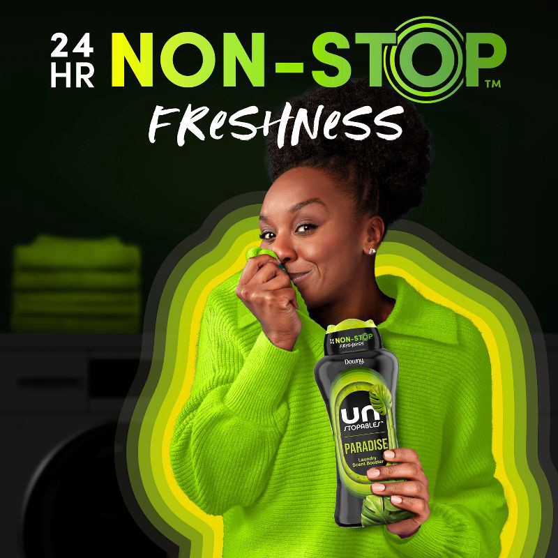 slide 2 of 12, Downy Unstopables Paradise In-Wash Scent Booster Beads - 24oz, 24 oz