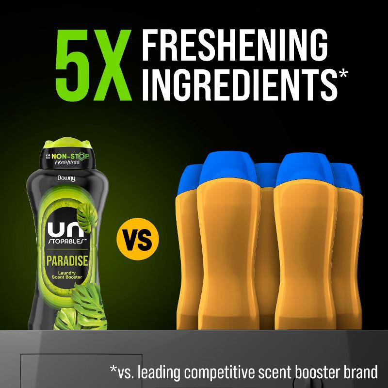 slide 7 of 12, Downy Unstopables Paradise In-Wash Scent Booster Beads - 24oz, 24 oz