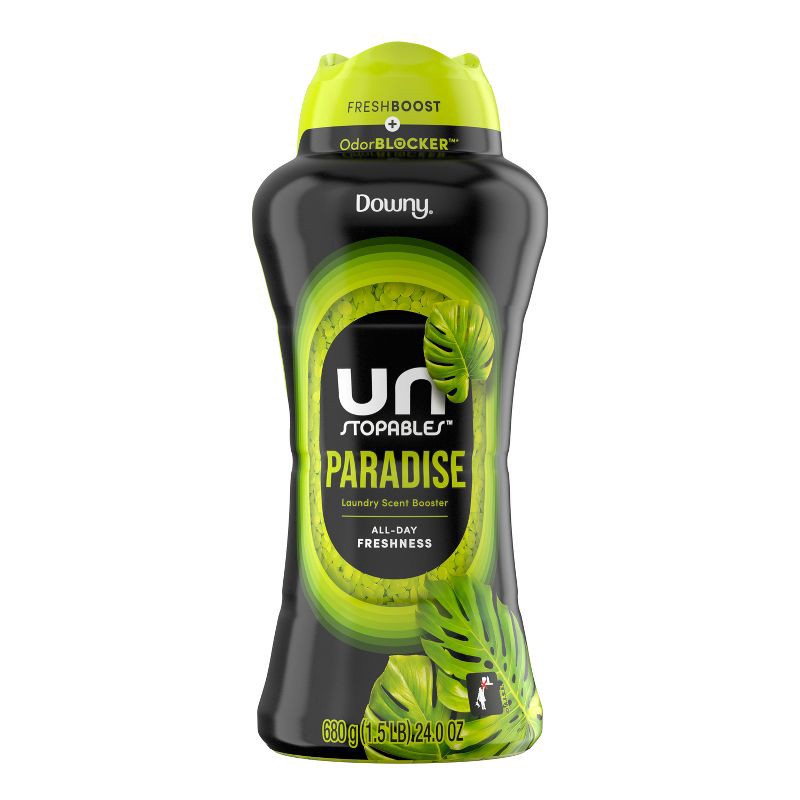 slide 11 of 12, Downy Unstopables Paradise In-Wash Scent Booster Beads - 24oz, 24 oz